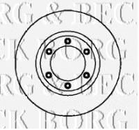 BORG & BECK bbd4313 -  Тормозной диск